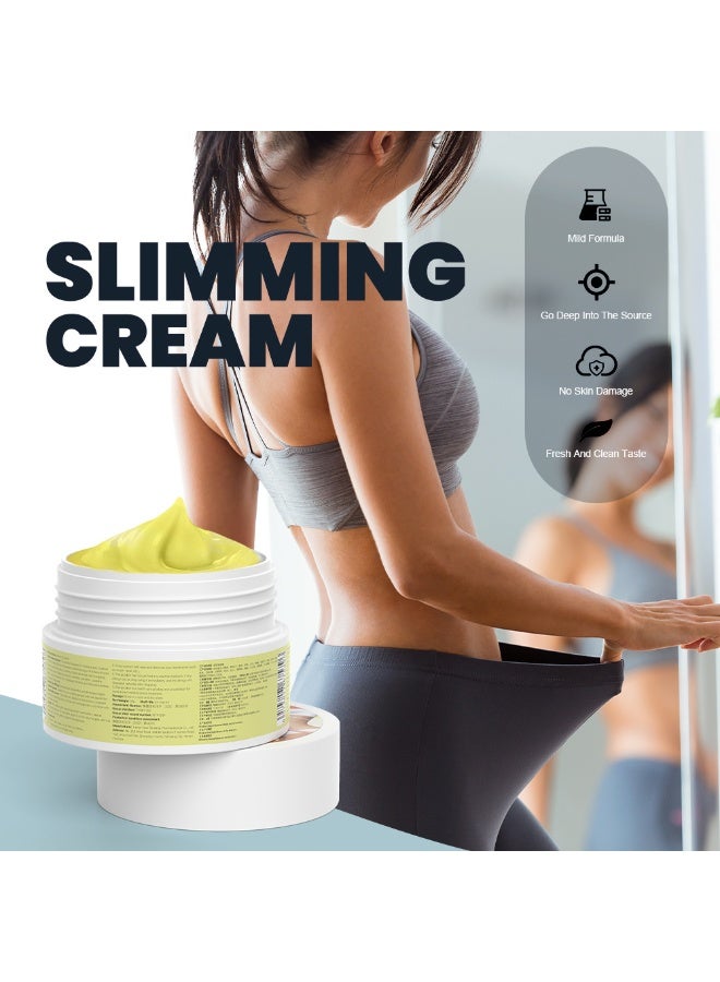 سوميفون كريم التخسيس 3 قطع، يشكل الخصر والبطن والجسم بشكل مثالي، كريم تخسيس مرطب لطيف - Image 4