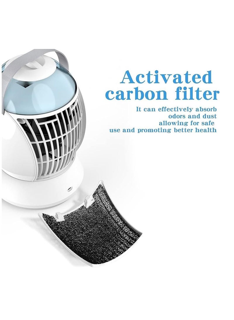 Cool Baby COOLBABY Portable Air Conditioner Fan 500ml Evaporative Air Cooler Humidifier with 3 Wind Speed & 3 Cool Mist, 45° Oscillation,Mini Air Conditioner for Home Office - Image 4