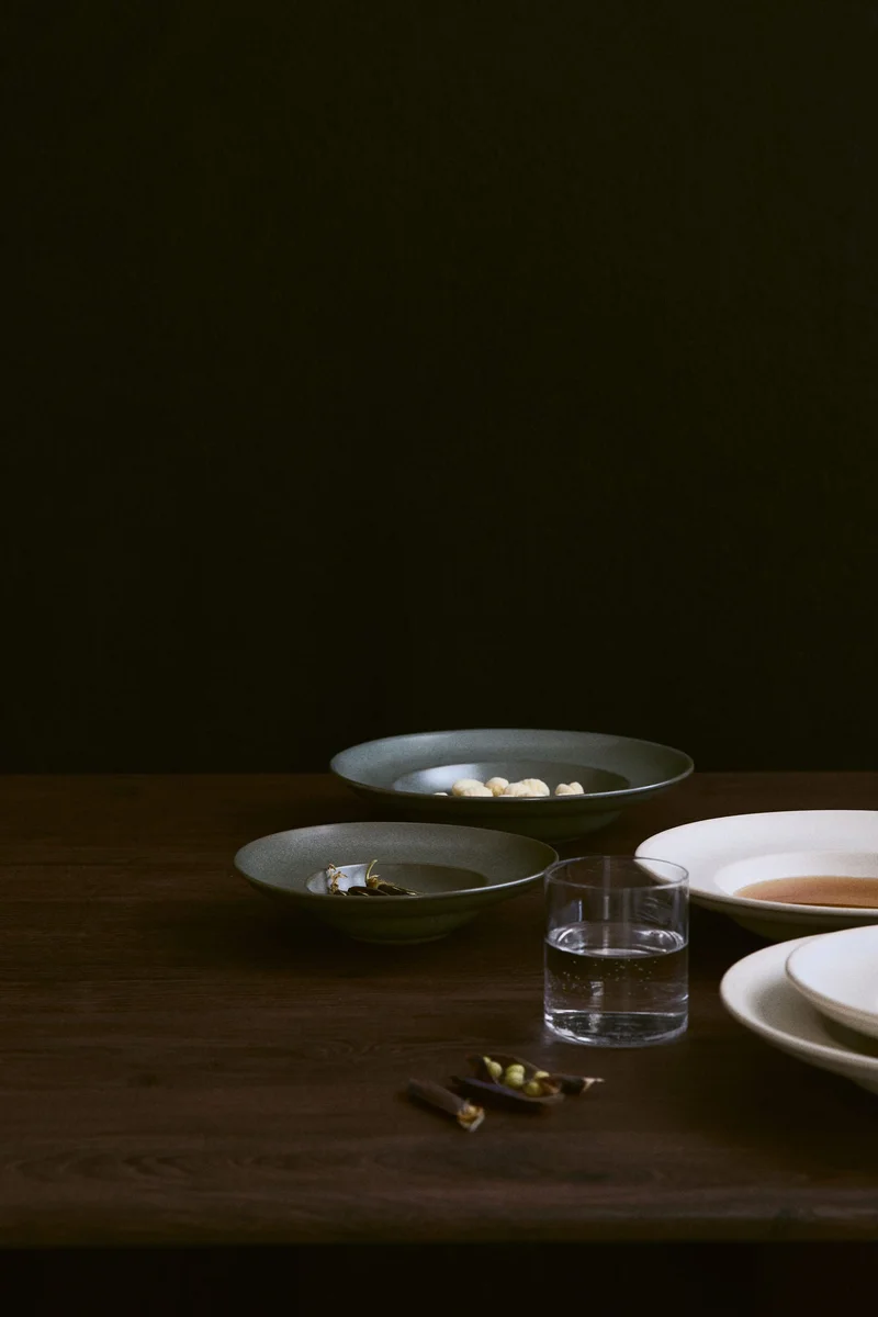 اتش اند ام صحن صغير وعميق بطبقة طلاء تفاعلي - عبوة من قطعتين