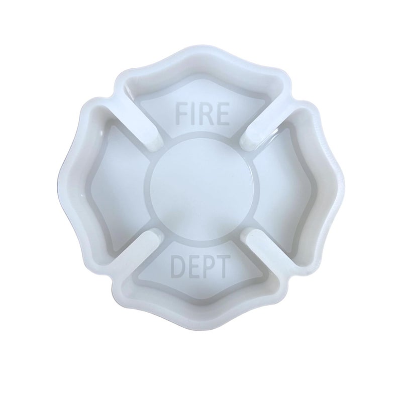 Lashicorn Firefighter Logo Symbol Car Freshie Silicone Mold Fire Fighter Military First Responder Service 38 x 38 x 08 inches for Scented Aroma Beads Oven Safe up to 450 F Manly Freshie Supplies