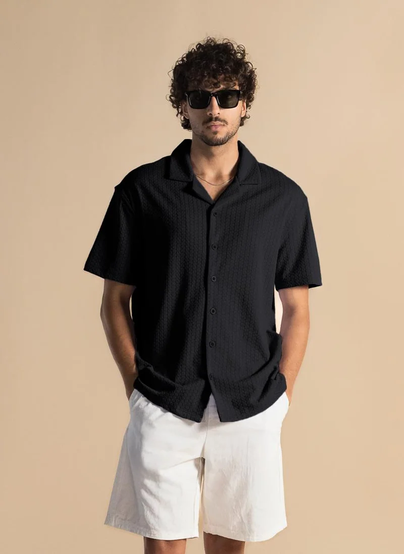 SHAPES TEXTURED COMFORT SHIRT