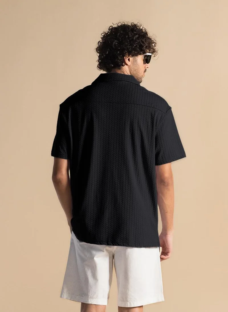 SHAPES TEXTURED COMFORT SHIRT
