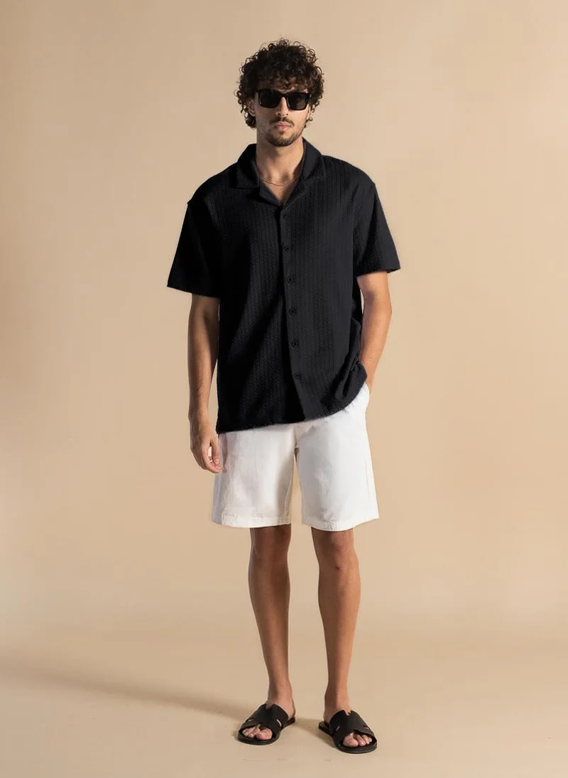 SHAPES TEXTURED COMFORT SHIRT