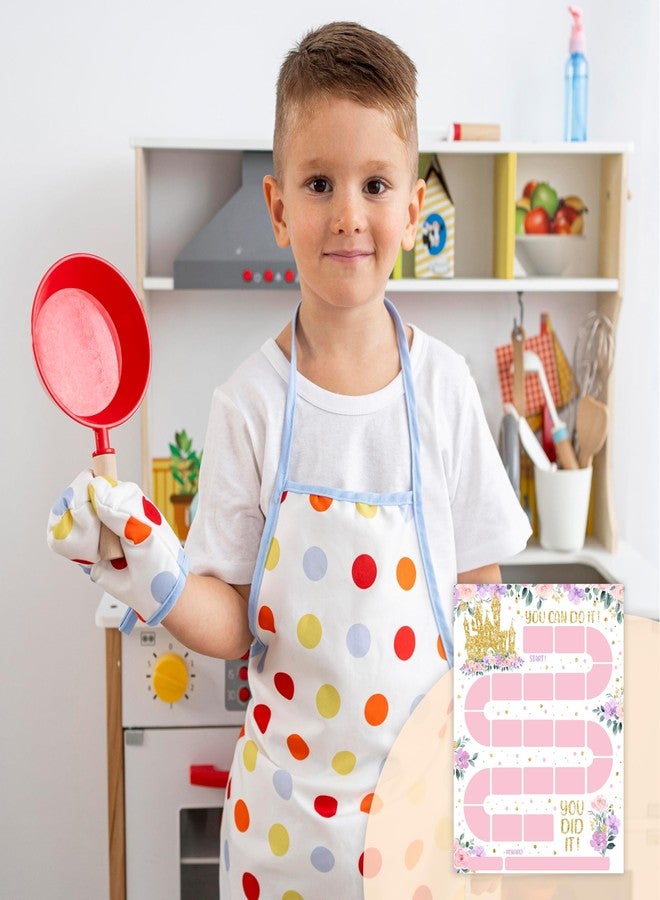 TIRYWT Princess Theme Reward Chart,20 Kids Behavior Charts with 432 Round Stickers, Sticker Incentive Responsibility Chart for Teens Kids Toddler Homework Assignments Attendance-B15 - Image 5