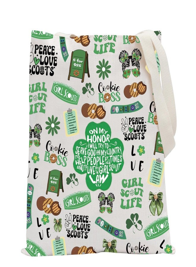 POFULL Girl Troop Leader Tote Bag Adventure Lover Squad Gift - Image 1