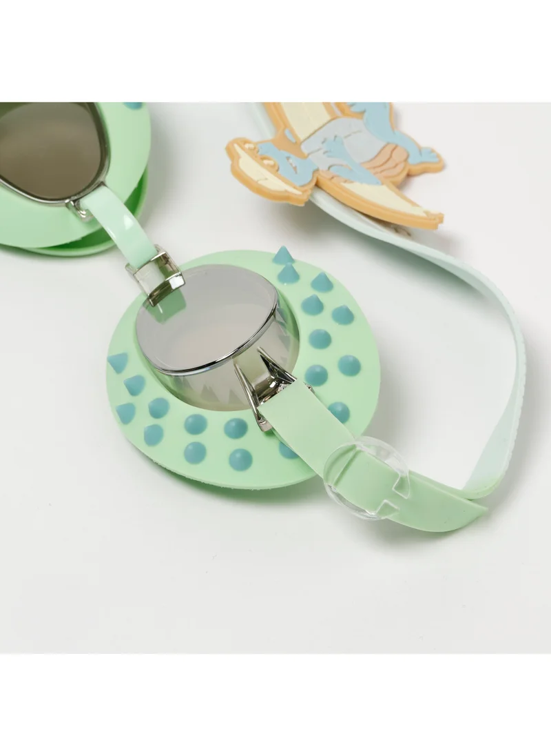 SUNNY LIFE Kids Swim Goggles Shred Turtle Aqua