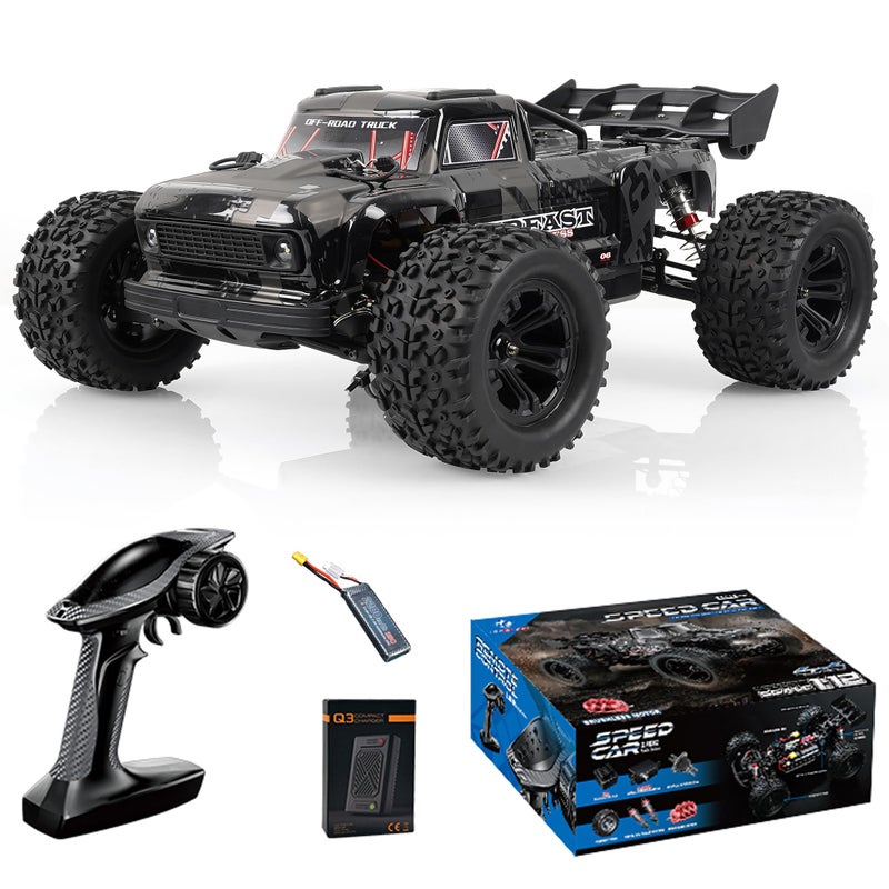 SVERTIBO 112 Brushless Fast RC Car for Adults 4WD Electric OffRoad RC Monster Truck 60KMH High Speed RC Car WHobbywing ESC Flysky FSG4P 3S Lipo for Hobby RTR Toy Gifts - Image 3