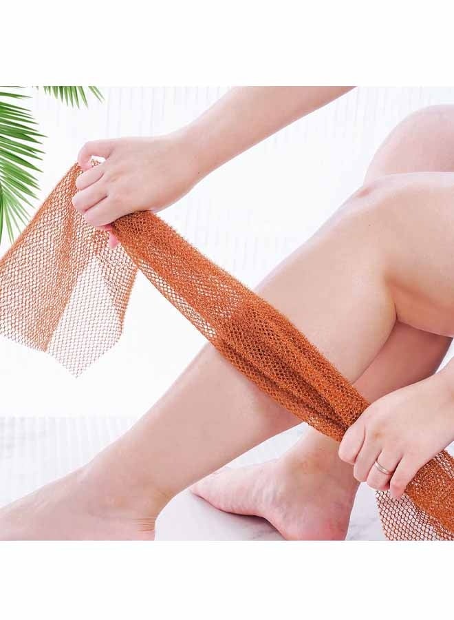 4Pcs African Exfoliating Net, 65cm African Long Body Net Sponges Skin Back Scrubber for Daily Shower Bathing Exfoliating - Image 4
