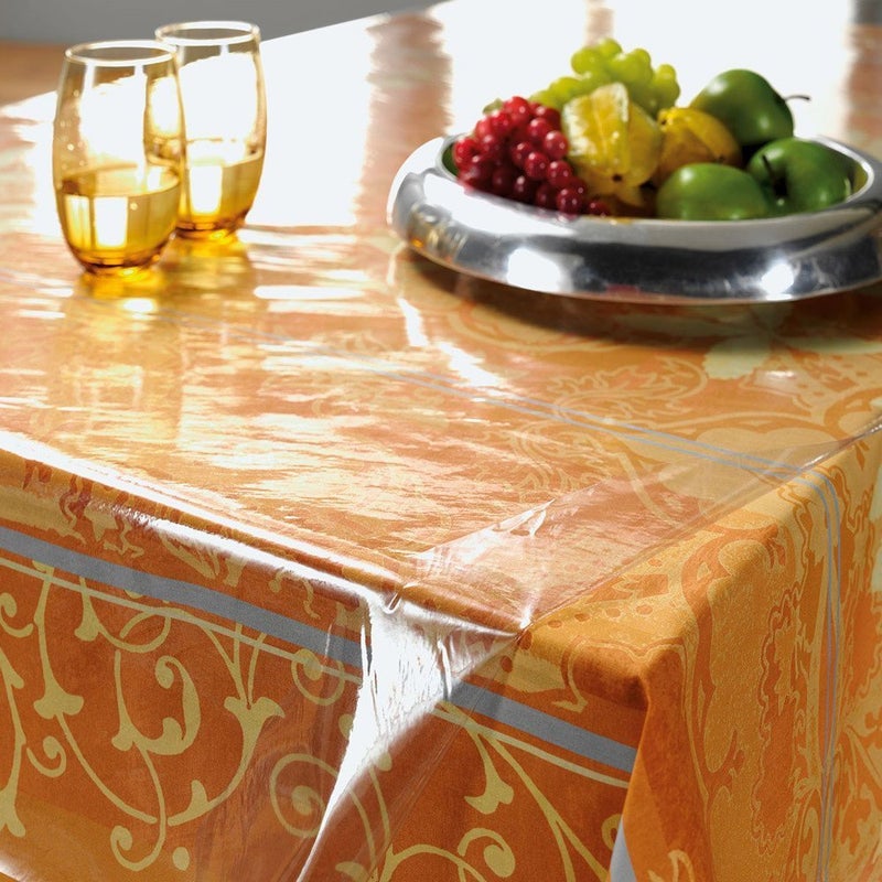 Freelance Transparent Table Cover - 4-6 Seater Rectangle, 54x78 Inches (Without Border Edge Lace) - Waterproof Clear PVC Protector/Cloth/Sheet for Glass/Plastic Dining Table - Product of Meiwa, Japan - Image 3