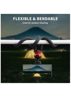 HaHaHai Selfie Sticks Tripod, Flexible Camera Tripod - [3 in 1 Integrated] Tripod for Phone with Wireless Remote, 360° Rotating Portable Travel Phone Tripod Stand Mount for Cellphone, GoPro, Digital Camera  - Image 2