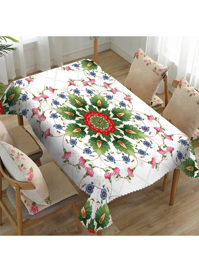 Anna Rectangular Waterproof and Oil-Proof Printed Tablecloth for Decoration - Image 1