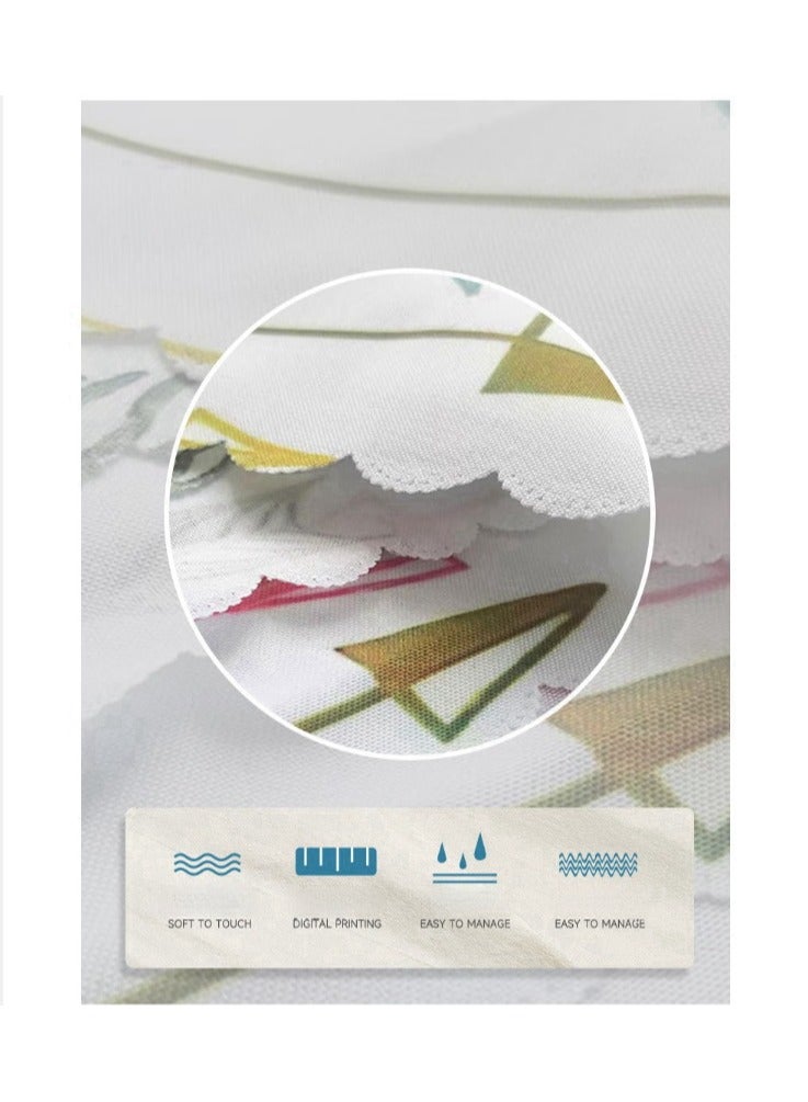 Anna Rectangular Waterproof and Oil-Proof Printed Tablecloth for Decoration - Image 2