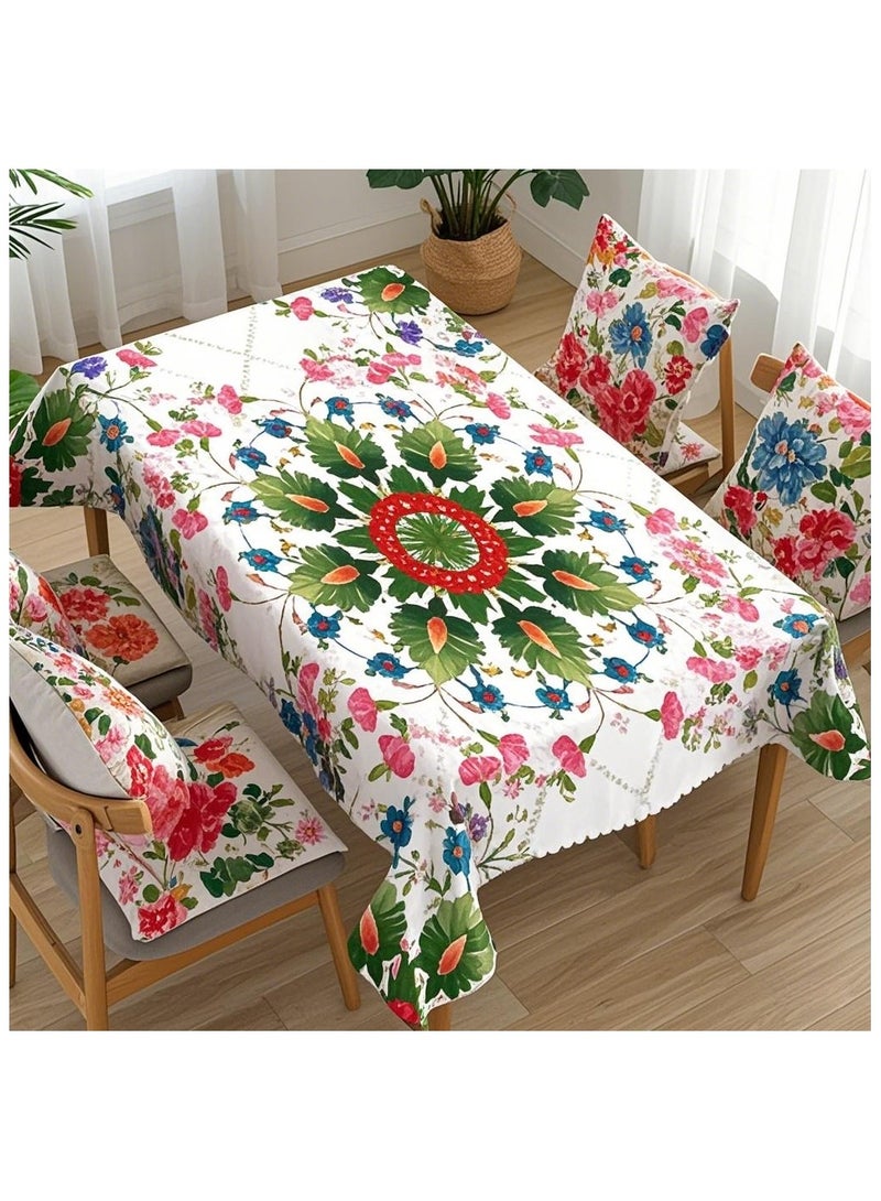 Anna Rectangular Waterproof and Oil-Proof Printed Tablecloth for Decoration - Image 5