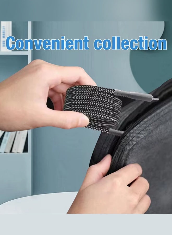 Magnetic USB-C to Lightning Fast Charging Cable (1M) - PD 18W, Snap-On Design, MFi-Certified, Nylon-Braided - Image 4