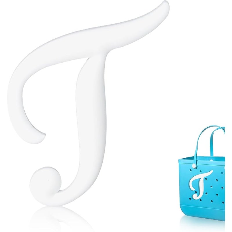 Oudizz Letter Charms for Bogg Bag, Alphabet Lettering Accessories Compatible with Bogg Original All Models, Insert Decorative Letter for Handbag Beach Tote Bag, Bogg Bag Accessories - Image 1