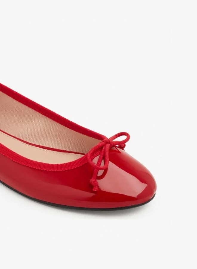 House of Ballerinas Red Patent Ballet Flats