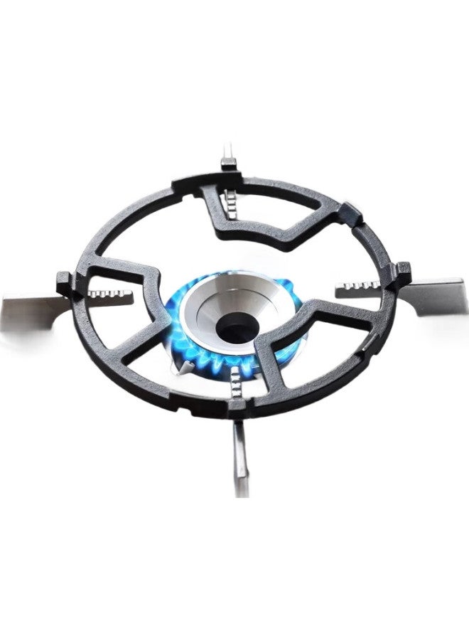 Dipple Gas Stove Support Rack For Soup Pot And Milk Pot, Non-Slip Gas Stove Small Pot Holder, Four Or Five Prongs Universal Cast Iron Rack For Stability - Image 1