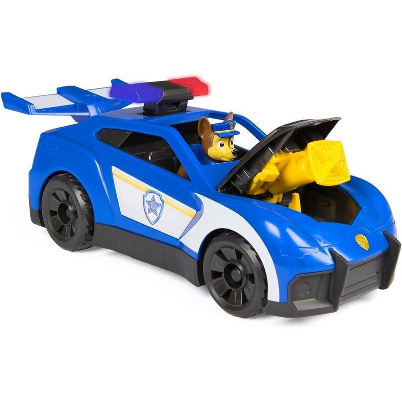 PAW PATROL مجموعة لعبة سيارة الإنقاذ والإطلاق تشيس من باو باترول (زرقاء) - Image 4