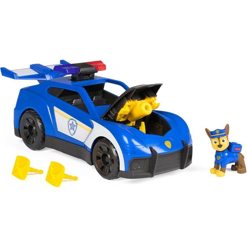 PAW PATROL مجموعة لعبة سيارة الإنقاذ والإطلاق تشيس من باو باترول (زرقاء) - Image 2