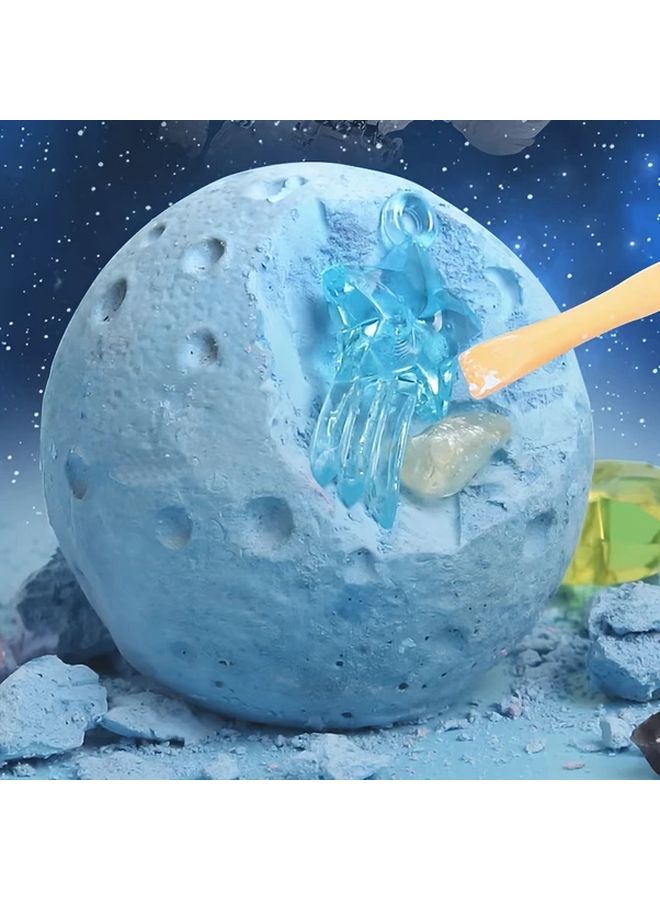 عدسة استكشاف الكوكب الأزرق مجموعة تعليمية فضائية لعبة استخراج الأحجار الكريمة هدية للأطفال - Image 4