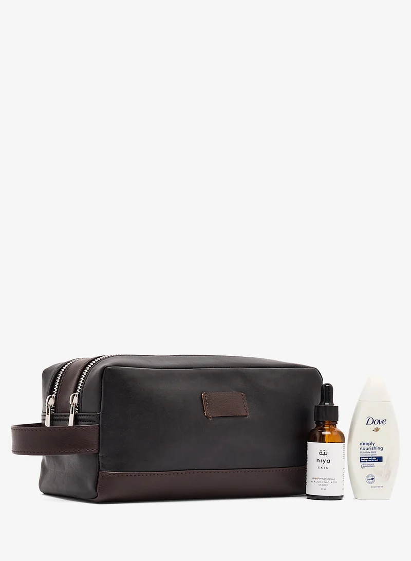 Dual Compartment Wash Bag