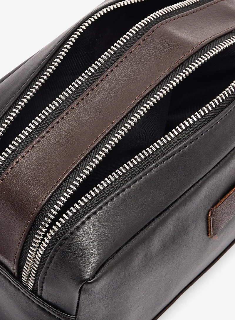 Seventy Five  Dual Compartment Wash Bag for Men | Best Price UAE