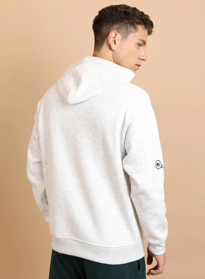 Ketch Graphic Print Relaxed Fit Hoodie by Styli