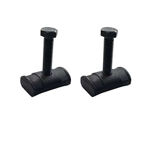 Yukauto Torsion Bar key Adjuster Block Nuts With Bolts fit for Chevy Silverado Suburban Avalanche Tahoe Express K1500/2500/3500, GMC Sierra Jimmy Sonoma, Cadillac Escalade (2 Piece Set Full Thread) - Image 1