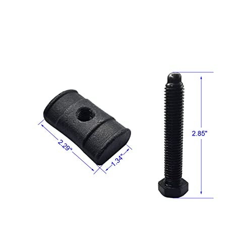 Yukauto Torsion Bar key Adjuster Block Nuts With Bolts fit for Chevy Silverado Suburban Avalanche Tahoe Express K1500/2500/3500, GMC Sierra Jimmy Sonoma, Cadillac Escalade (2 Piece Set Full Thread) - Image 3