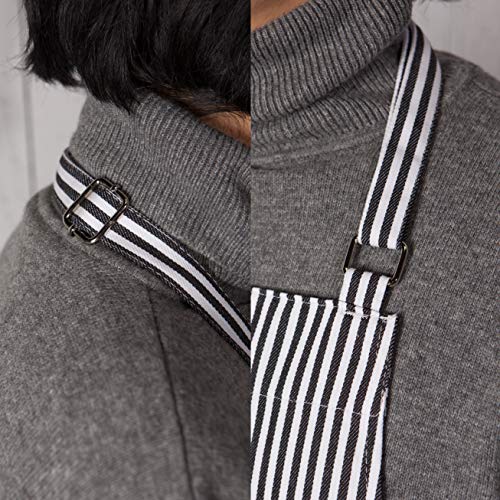 Now Designs Basic Apron - Black Narrow Stripe - Image 2