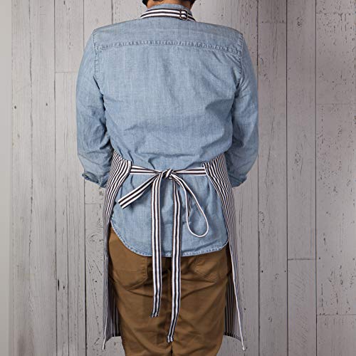 Now Designs Basic Apron - Black Narrow Stripe - Image 5
