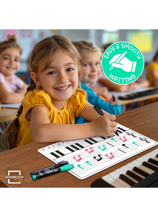 Keyboard Practice Dry Erase Sheets 11”X14” Music Staff Whiteboard Sheets Musical Key Learning Music Teacher Classroom Supplies Must Haves Pack Of 10 - pzsku/Z7B47D26DD79311537011Z/45/_/1735214551/64d3eb71-c037-46d8-8dc3-177ef9797fff