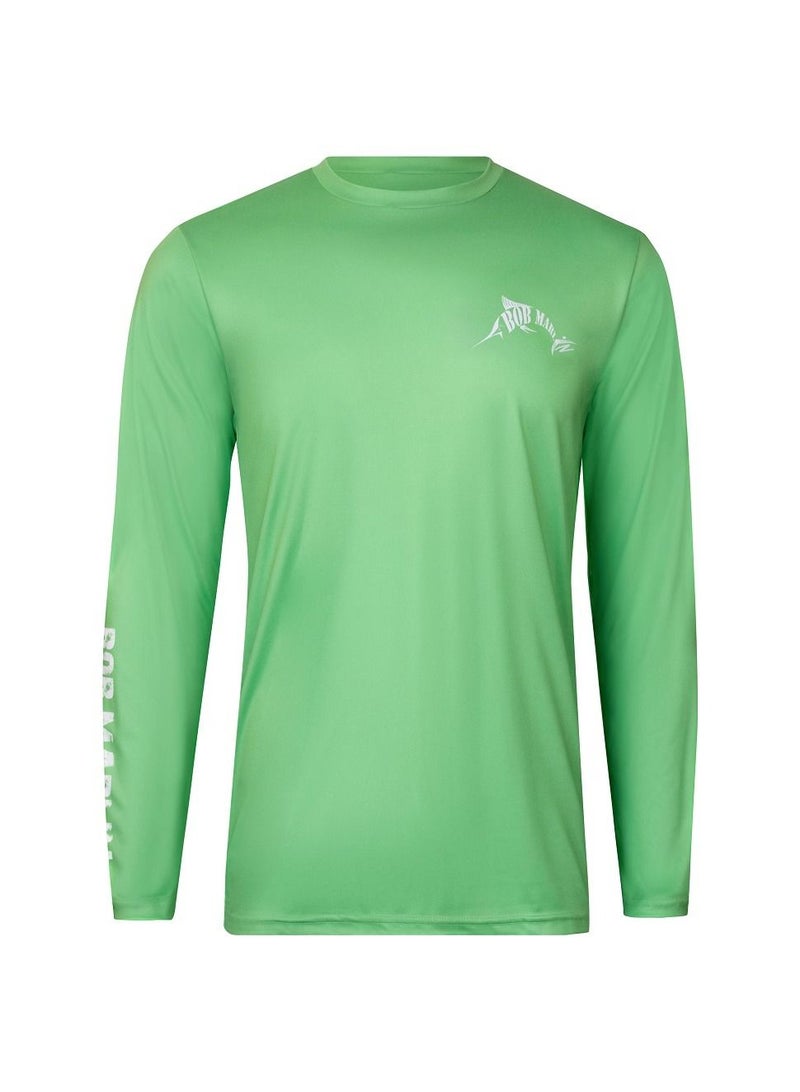 BOB MARLIN Marlin Performance Shirt Rasta Tuna Green-3Xl - Image 2