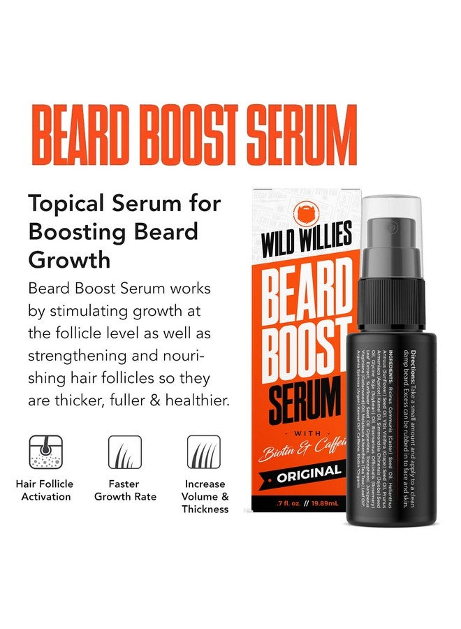 Wild Willies Beard Care Kit, Biotin Fortified Shampoo and Conditioner with Caffeine, Two 4-Oz Bottles, Promotes Healthy Beard Growth - Image 3