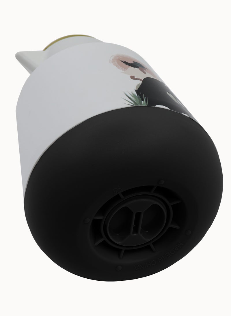 Yolo 1 Liter Coffee/Tea Vacuum Flask with Heat Insulation – Urban Lady Design, Black Color, Stylish and Functional - Image 5