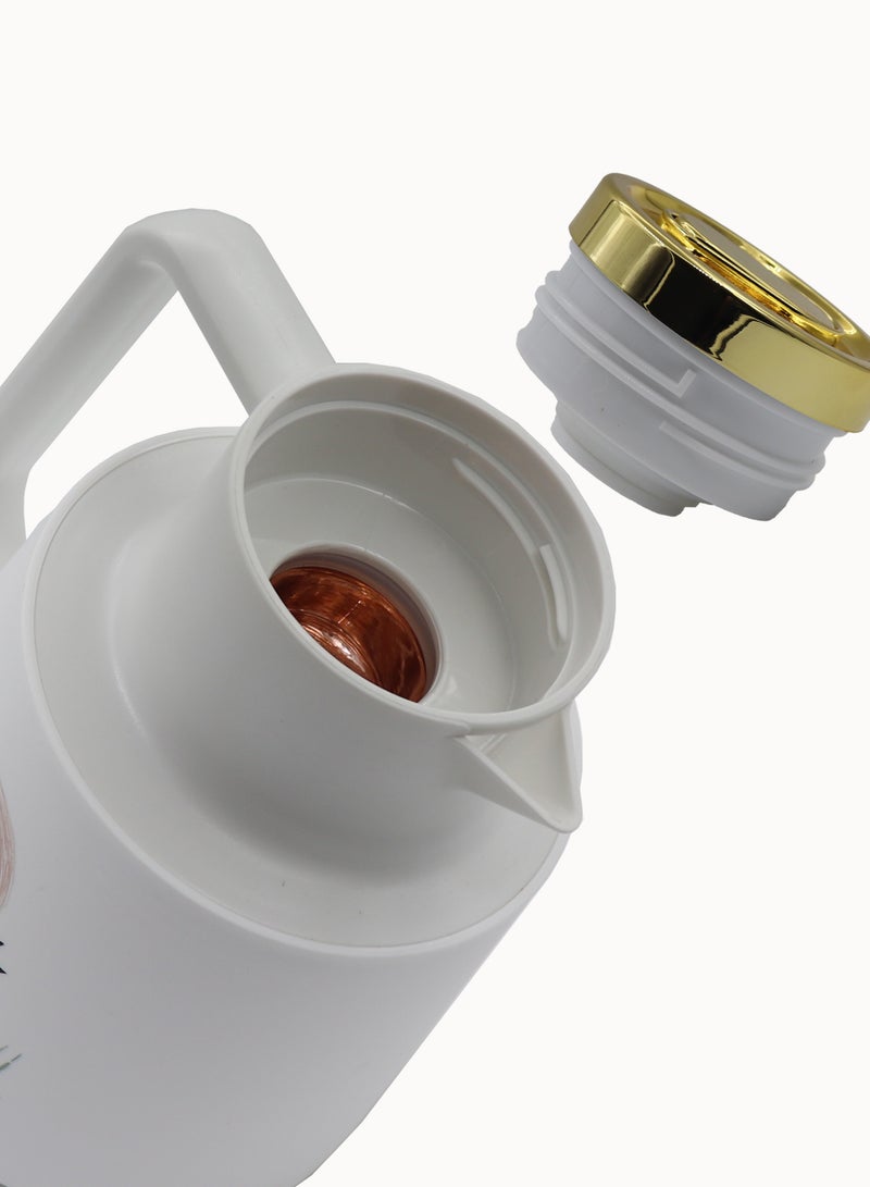 Yolo 1 Liter Coffee/Tea Vacuum Flask with Heat Insulation – Urban Lady Design, Black Color, Stylish and Functional - Image 4