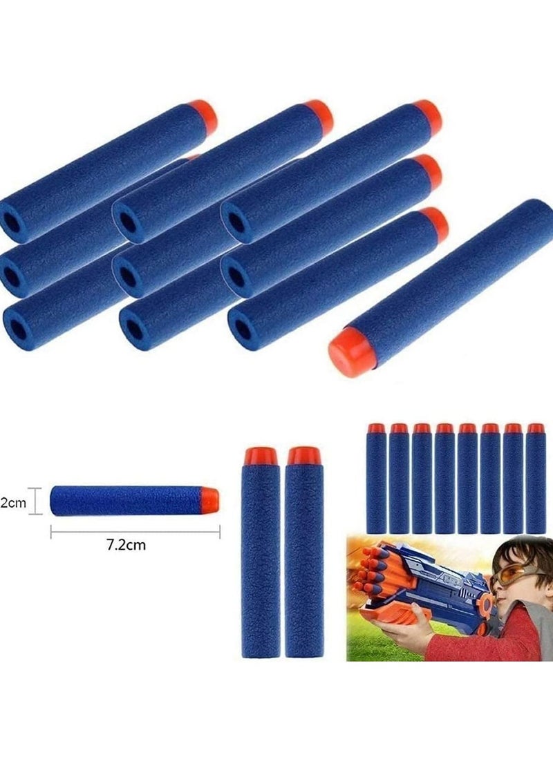 MahMir 200pcs 7.2cm Refill Bullet Darts for Nerf N strike Elite Series Blasters Kid Toy Gun by MahMir Blue  - Image 3