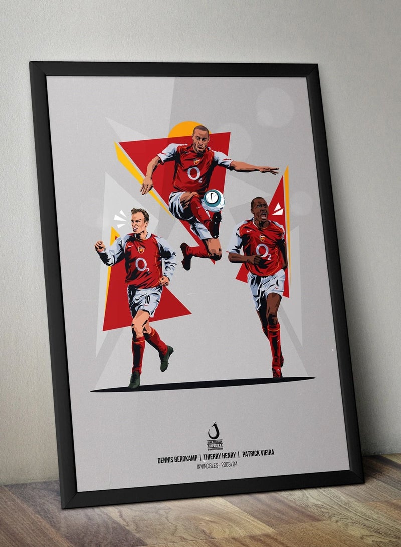 Boomah Accessories Arsenal Invincibles Poster with Frame 50x40cm