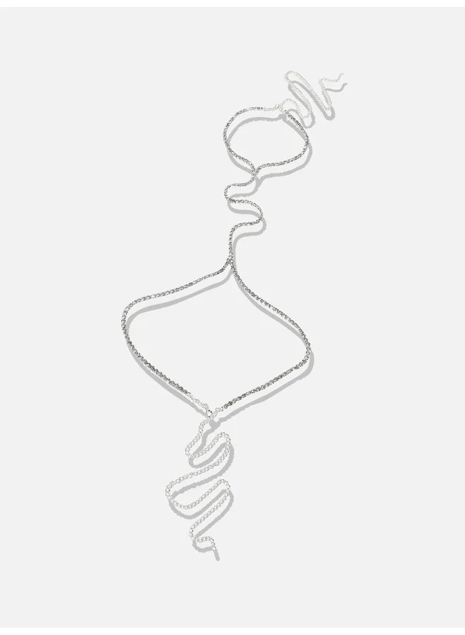 SOHI Modern Edge Stone Artificial Necklace Jewellery