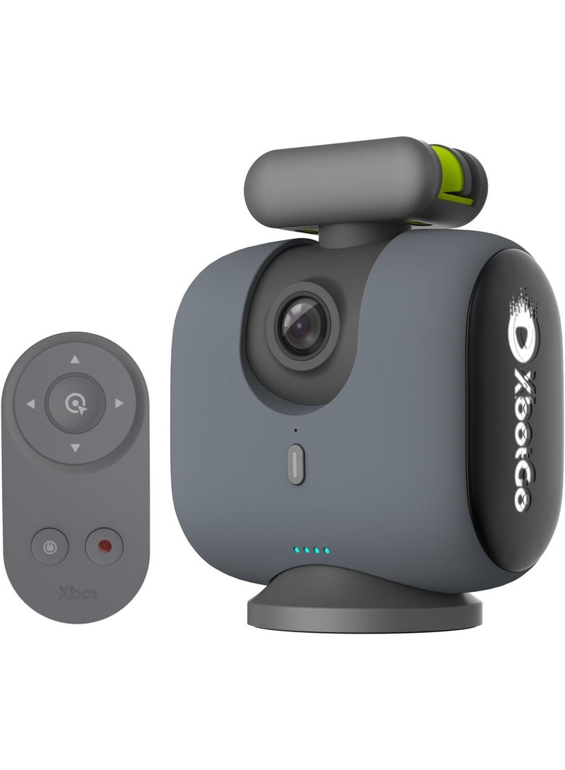 XbotGo Chameleon AI Auto Sports Action Camera - Cámara de fútbol 4K 60FPS y cámara de seguimiento de baloncesto para deportes de equipo, transmisión en vivo, sin suscripción, funciona con iOS y Android (grafito lava) - Image 1