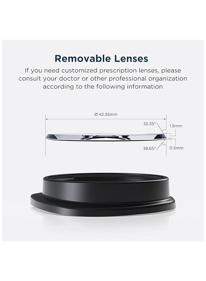 KIWI design Customized Anti-Glare and Blue Light Blocking Glasses, Lens Protector Accessories, Protect Your Eyes from Harmful Blue Light Compatible with Quest 2 (1 Pair) - Image 2