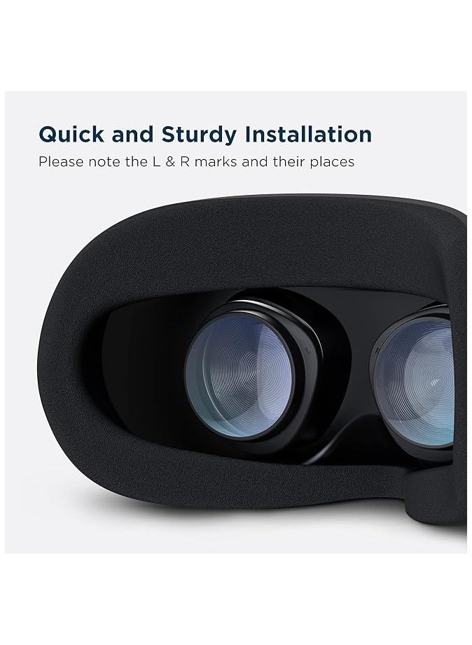 KIWI design Customized Anti-Glare and Blue Light Blocking Glasses, Lens Protector Accessories, Protect Your Eyes from Harmful Blue Light Compatible with Quest 2 (1 Pair) - Image 5