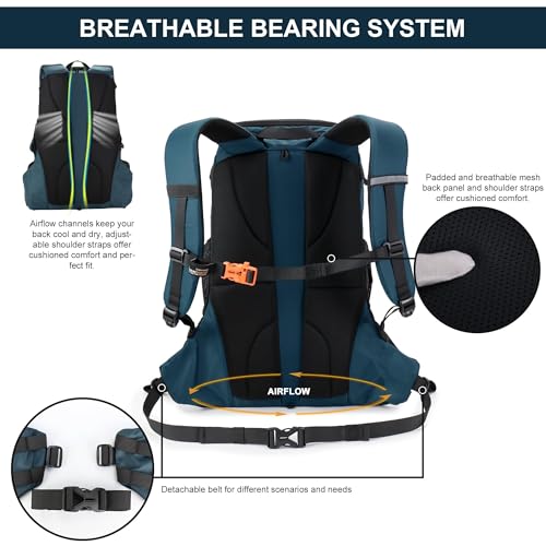 MOUNTAINTOP Hiking Backpack 35L Travel Backpack Lightweight Daypack for Men&Women Outdoor Camping - Image 3