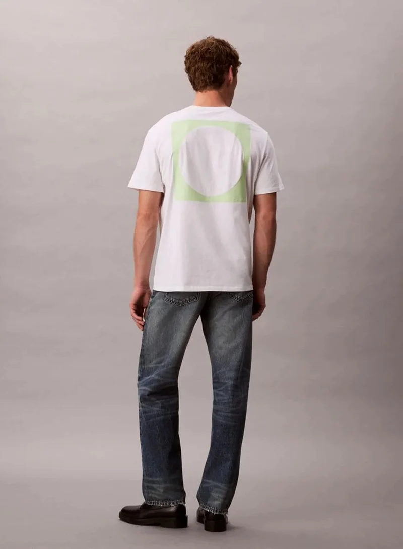 Calvin Klein Jeans  Circle Graphic Relaxed T-Shirt for Men | Best Price UAE