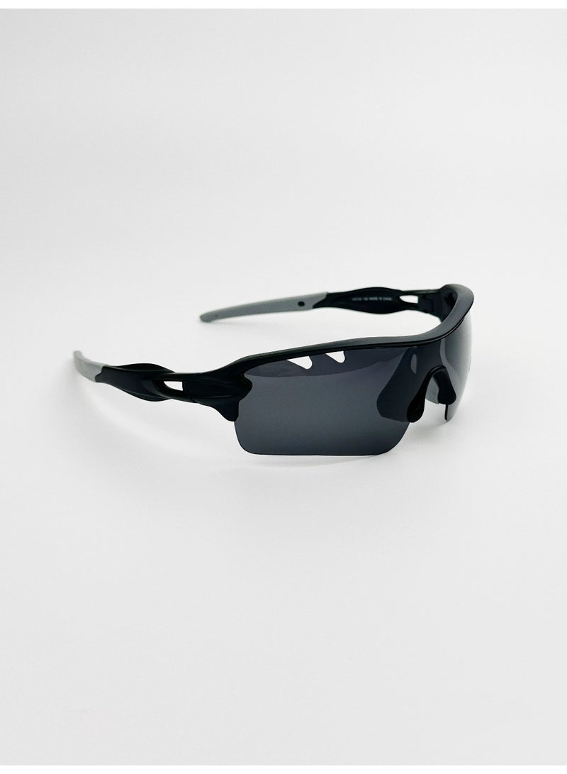 OAKLEY Retro Oversized Cycling Sunglasses TR90 Polarized Sports Eyewear with Interchangeable Lenses for Hiking - Image 3