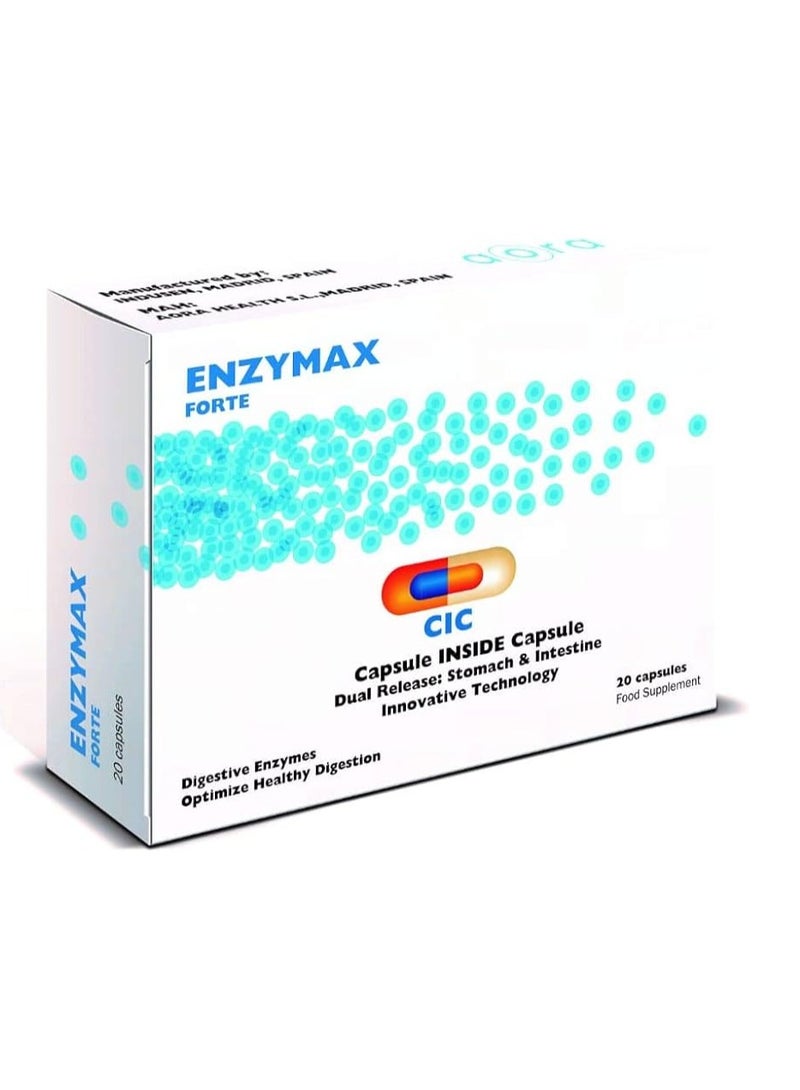 Enzymax Forte High efficacy helps in digestion 20 caps - Image 1