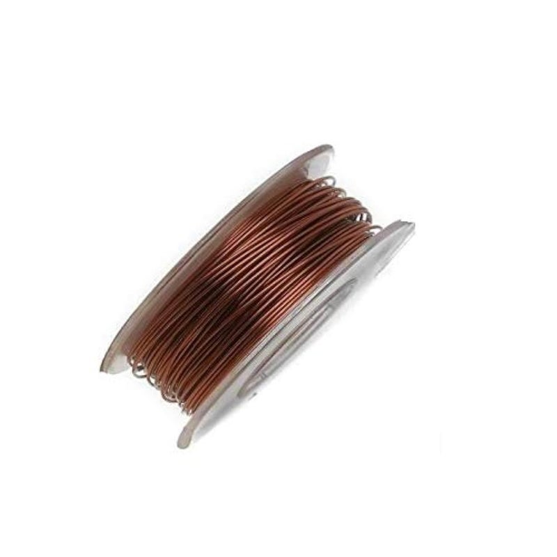 ART IFACT ART IFACT 10 Meters Enameled Copper Winding Wire 22 Gauge 071 mm Diameter with Spool 