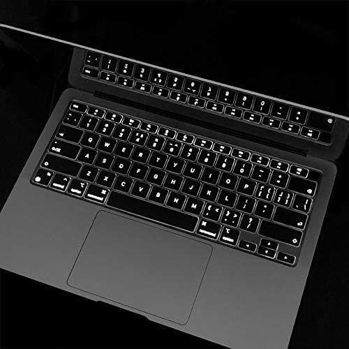 Oaky Keyboard for MacBook Air M1 13 inch 2020 Release Model A2179, A2337 Touch ID & Retina Display Ultra Thin Keyboard Cover Waterproof Dust-Proof Keyboard Protector Protective Skin - TPU Clear - Image 5