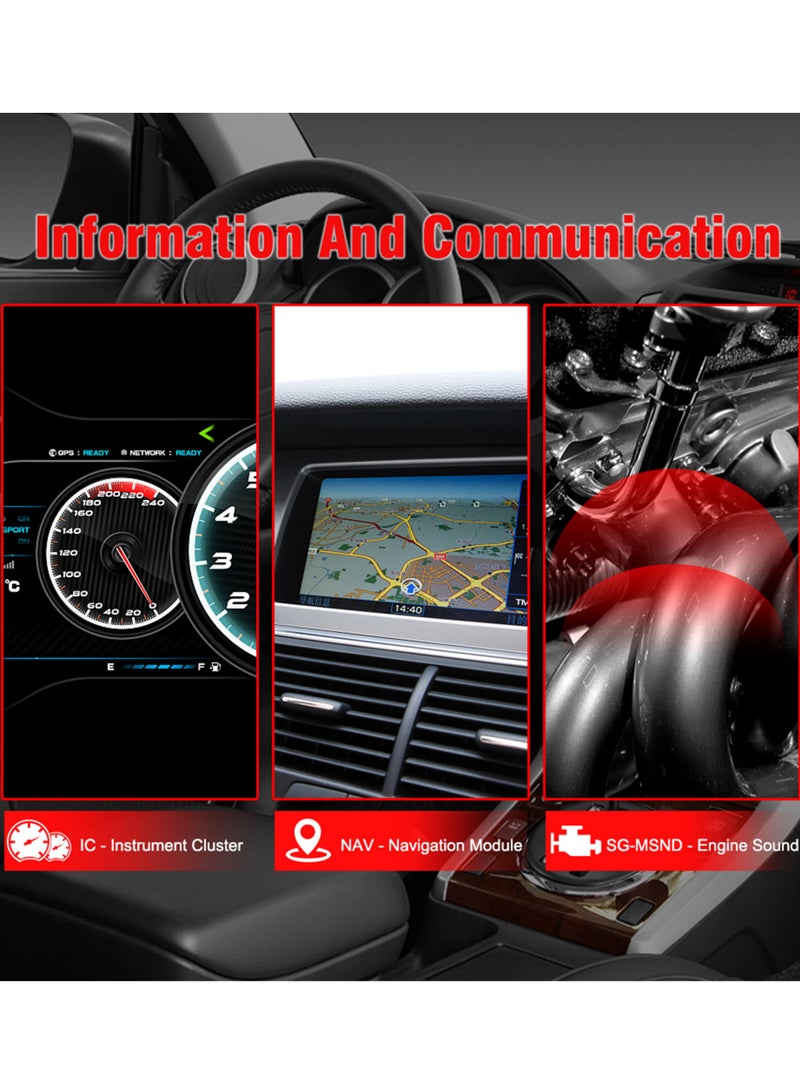 Konnwei Car Tester Replacement for Mercedes-Benz OBD II +EOBD Scanner Diagnostic Instrument Detection Replacement for Mercedes-Benz Inspection and Repair Tools - Image 4