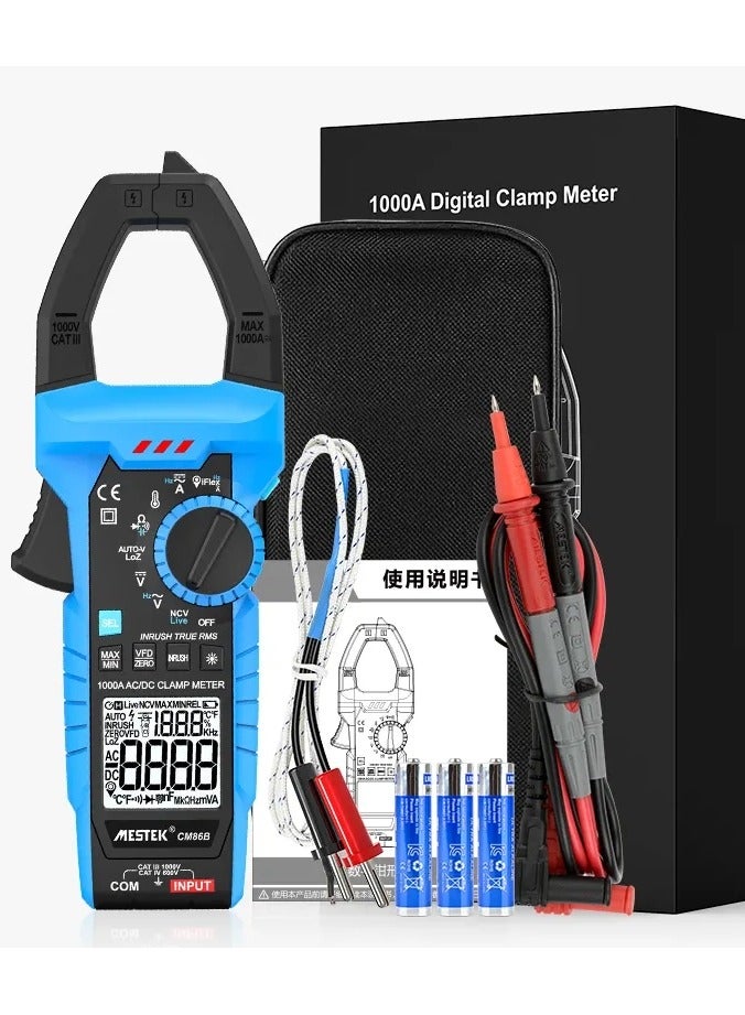 Mestek CM86B 1000A AC DC Digital clamp meter High Accurate and Reliable High Current measuring Clamp Multimeter For Industrial Building Home Lift Elevator Machinery Maintenance - Image 2